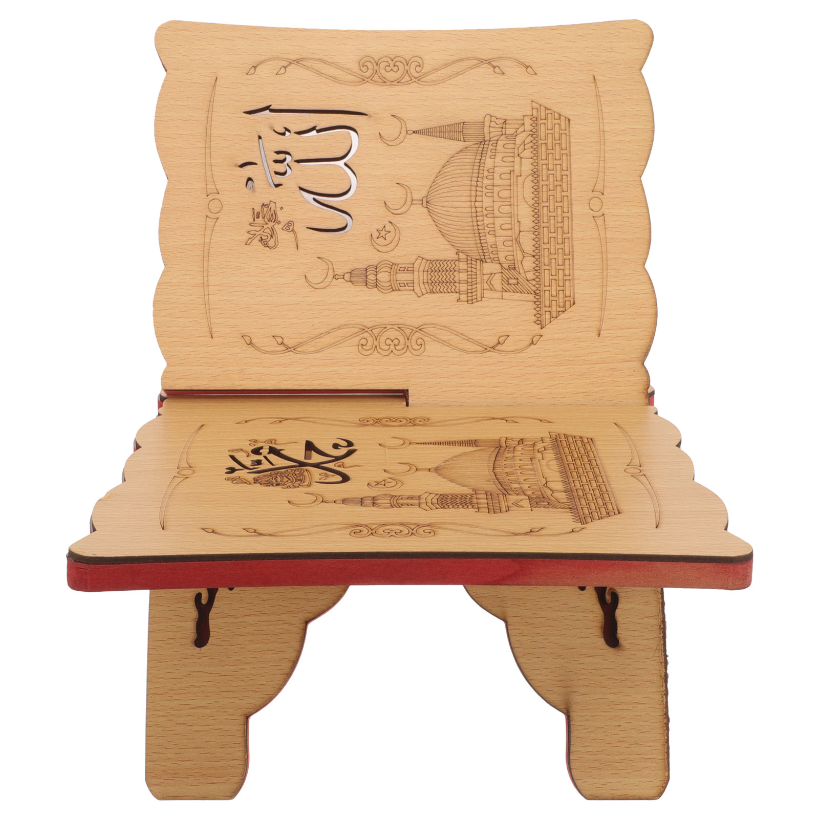 Magazine Holder Rack - Drewniany stojak na Koran, wielofunkcyjny organizer