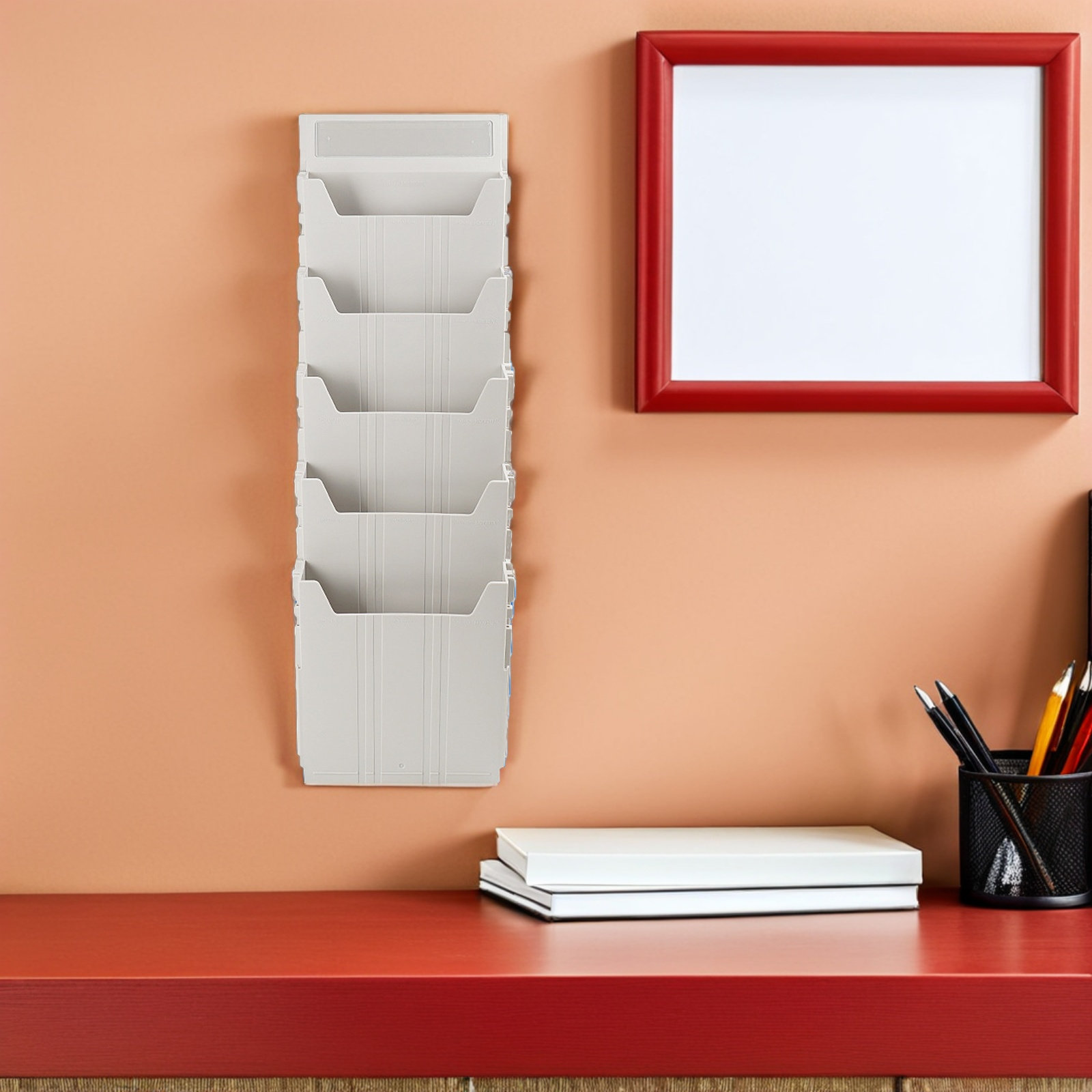 Montowany na ścianie organizer – Magazine Holder Rack recenzja i cena